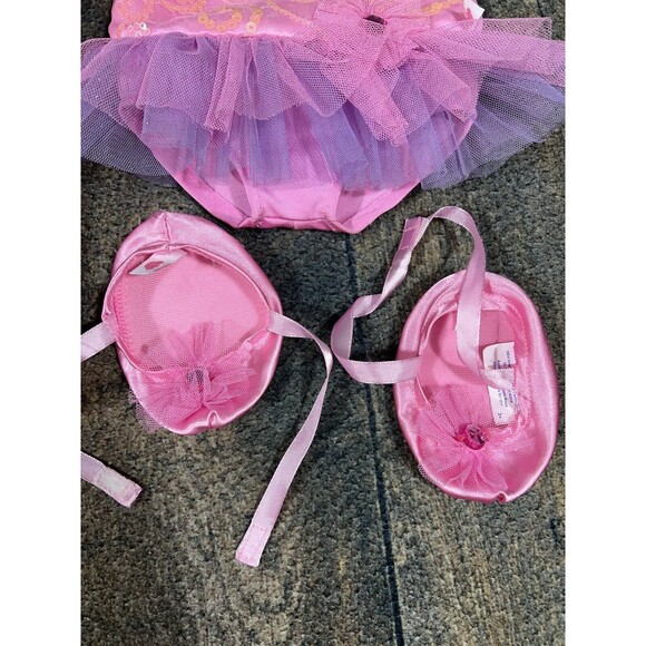 Build A Bear Fairy Friends Pastel Bear, Ballet Leotard & Slippers, Wings, Wand! - Picture 5 of 16
